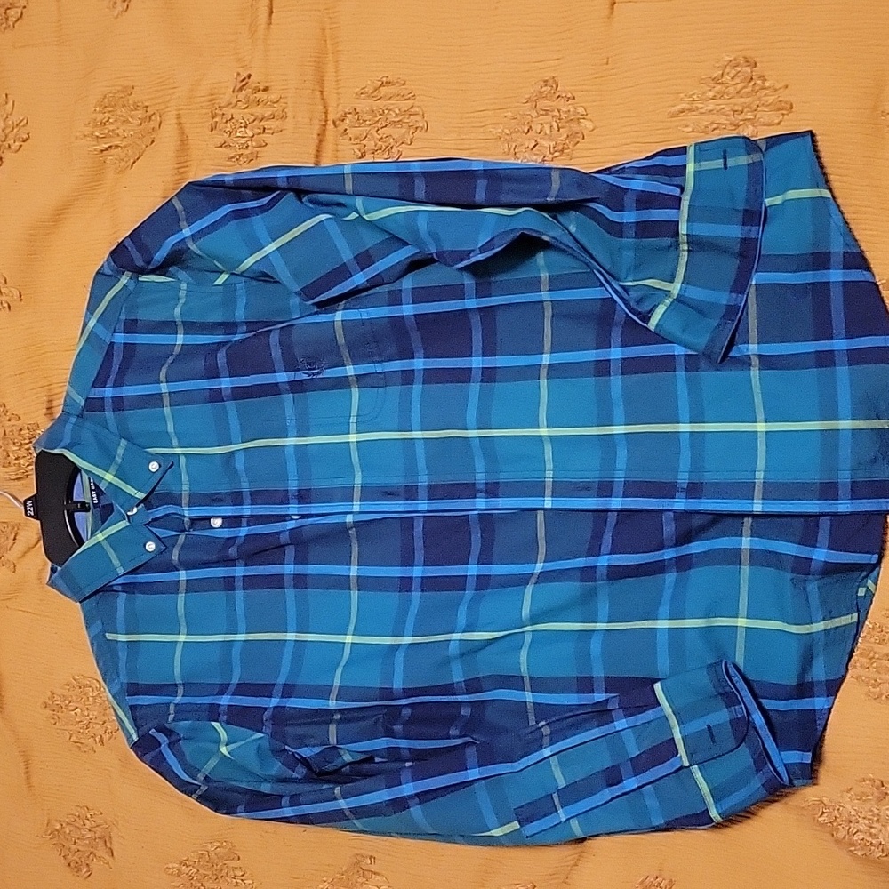 Striped button down shirt